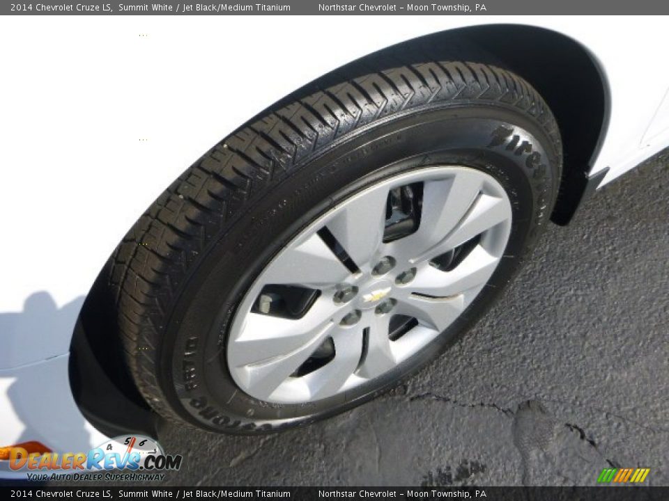 2014 Chevrolet Cruze LS Summit White / Jet Black/Medium Titanium Photo #9