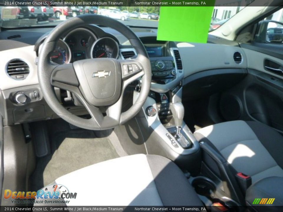 2014 Chevrolet Cruze LS Summit White / Jet Black/Medium Titanium Photo #12