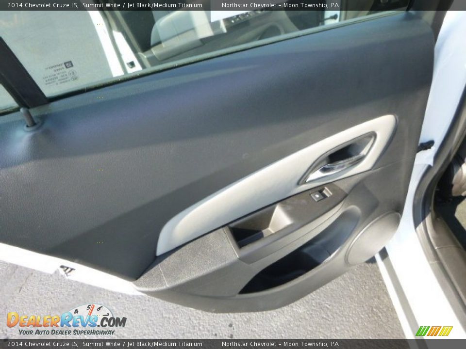 2014 Chevrolet Cruze LS Summit White / Jet Black/Medium Titanium Photo #13