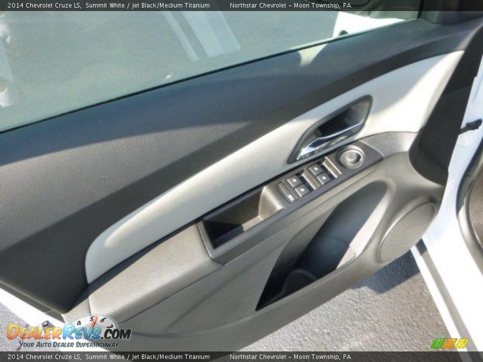2014 Chevrolet Cruze LS Summit White / Jet Black/Medium Titanium Photo #14