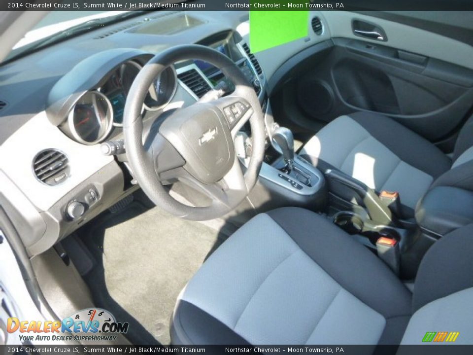 2014 Chevrolet Cruze LS Summit White / Jet Black/Medium Titanium Photo #15