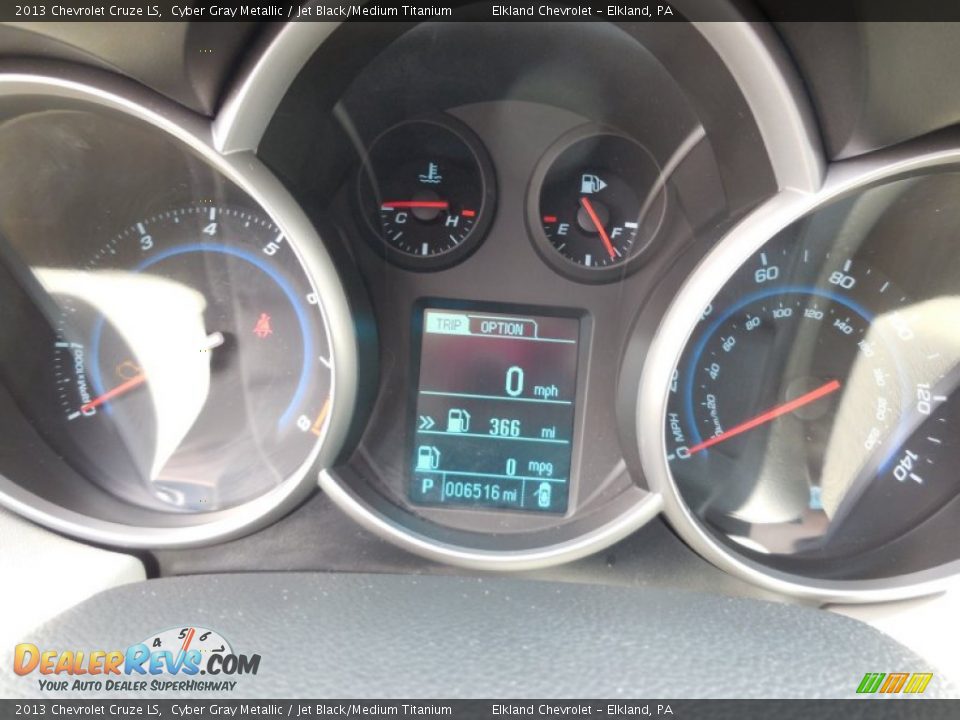 2013 Chevrolet Cruze LS Cyber Gray Metallic / Jet Black/Medium Titanium Photo #18