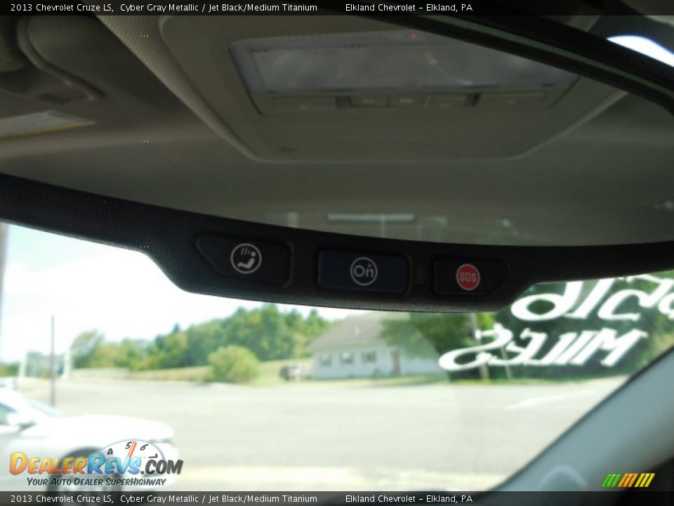 2013 Chevrolet Cruze LS Cyber Gray Metallic / Jet Black/Medium Titanium Photo #31
