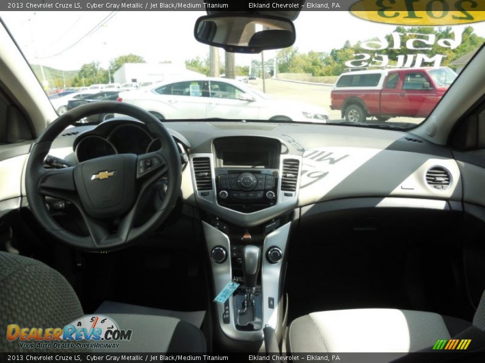 2013 Chevrolet Cruze LS Cyber Gray Metallic / Jet Black/Medium Titanium Photo #33