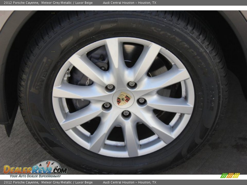 2012 Porsche Cayenne Meteor Grey Metallic / Luxor Beige Photo #4