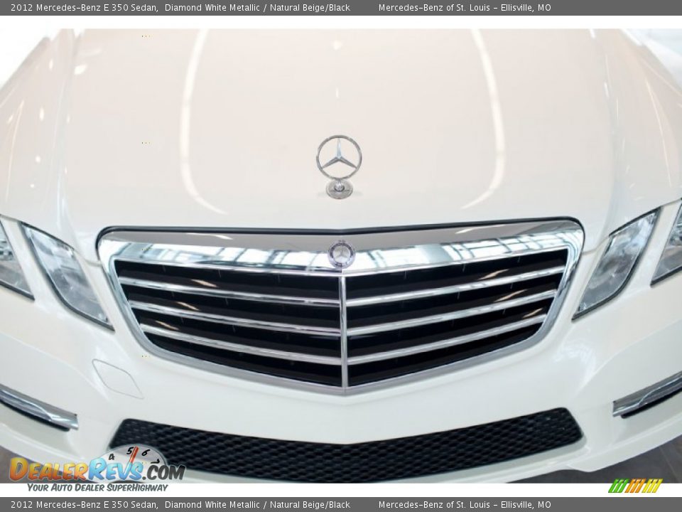 2012 Mercedes-Benz E 350 Sedan Diamond White Metallic / Natural Beige/Black Photo #9