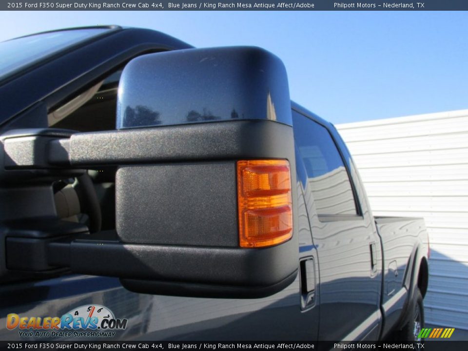 2015 Ford F350 Super Duty King Ranch Crew Cab 4x4 Blue Jeans / King Ranch Mesa Antique Affect/Adobe Photo #14