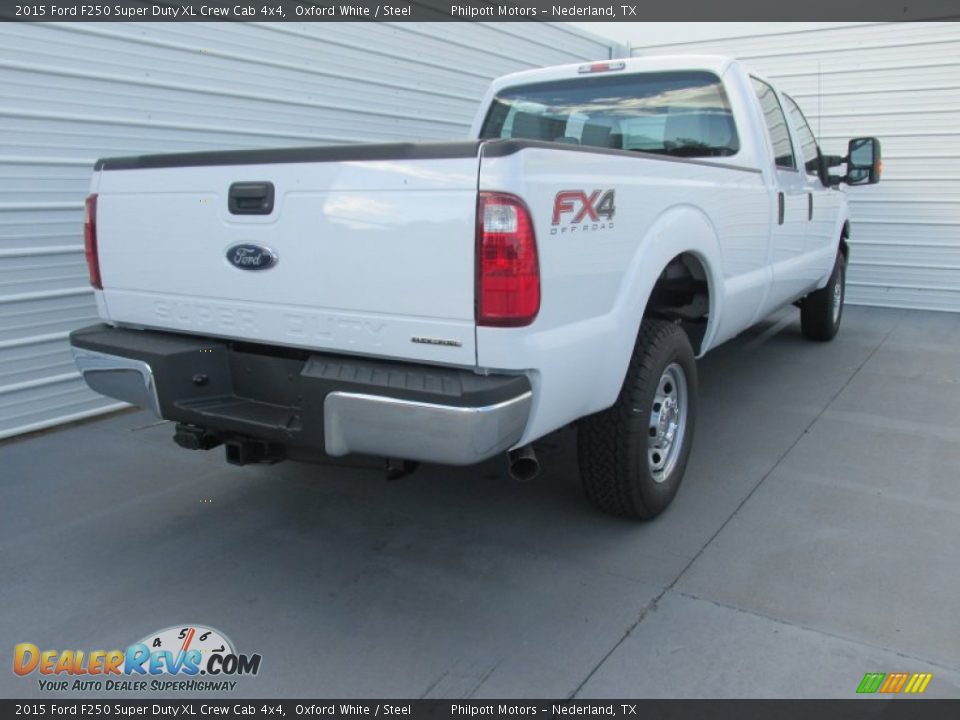 2015 Ford F250 Super Duty XL Crew Cab 4x4 Oxford White / Steel Photo #4
