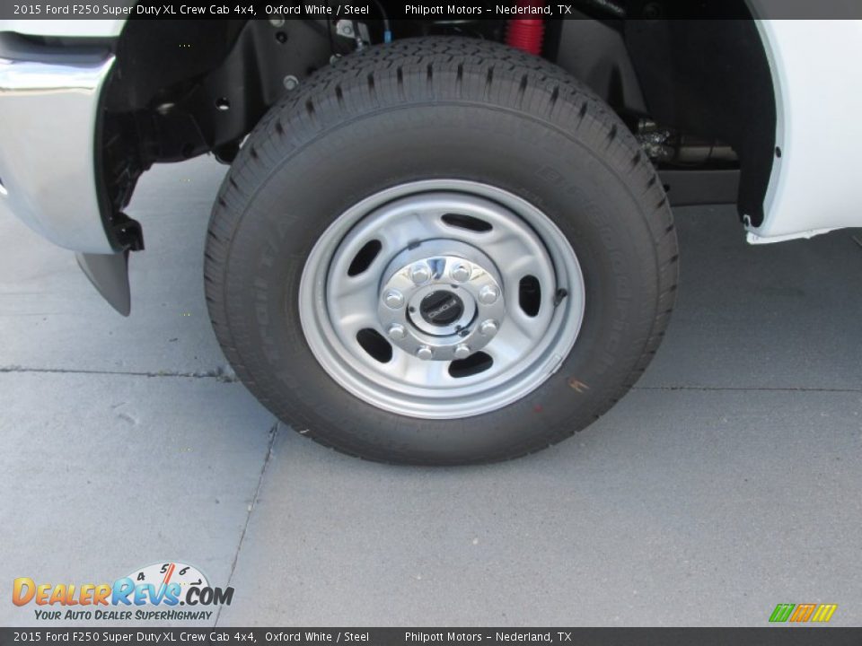2015 Ford F250 Super Duty XL Crew Cab 4x4 Oxford White / Steel Photo #11