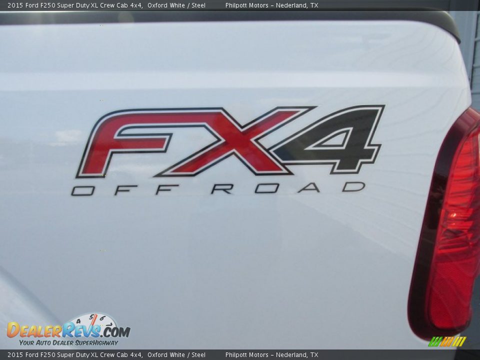 2015 Ford F250 Super Duty XL Crew Cab 4x4 Oxford White / Steel Photo #15