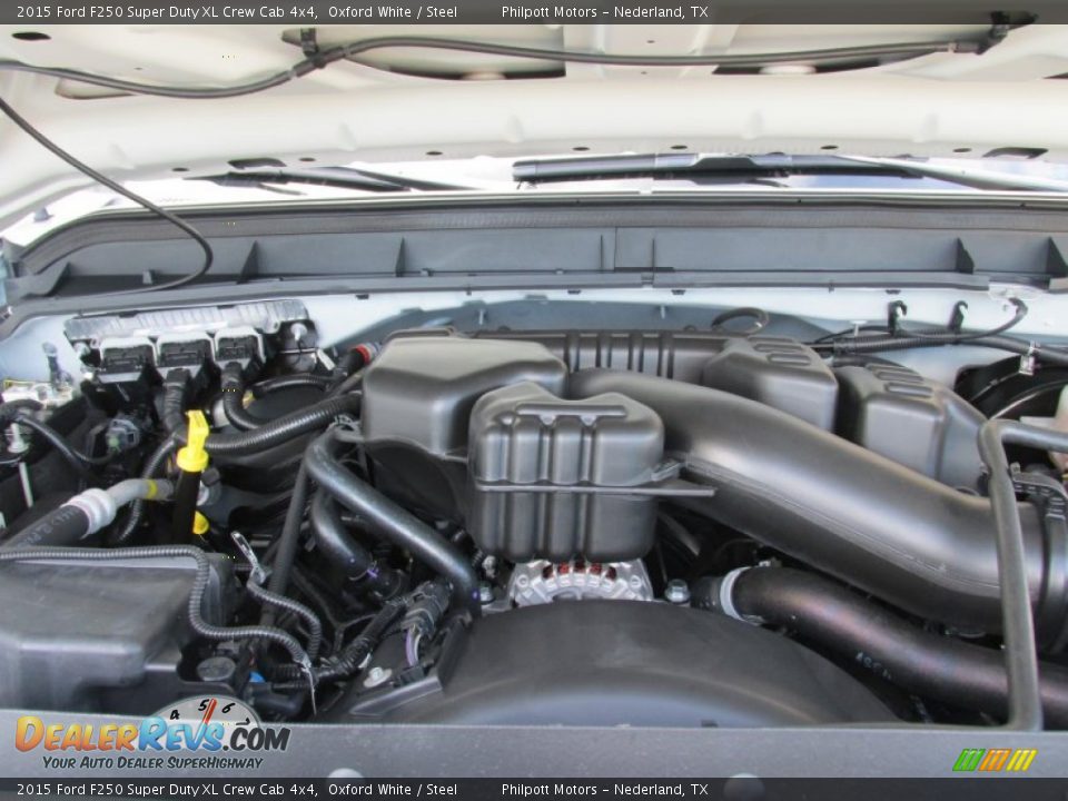 2015 Ford F250 Super Duty XL Crew Cab 4x4 Oxford White / Steel Photo #16