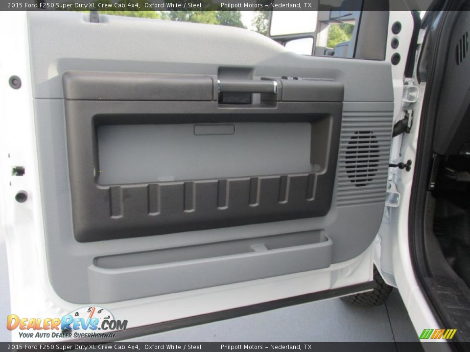 2015 Ford F250 Super Duty XL Crew Cab 4x4 Oxford White / Steel Photo #20