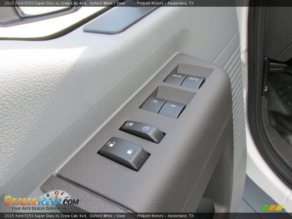 2015 Ford F250 Super Duty XL Crew Cab 4x4 Oxford White / Steel Photo #21