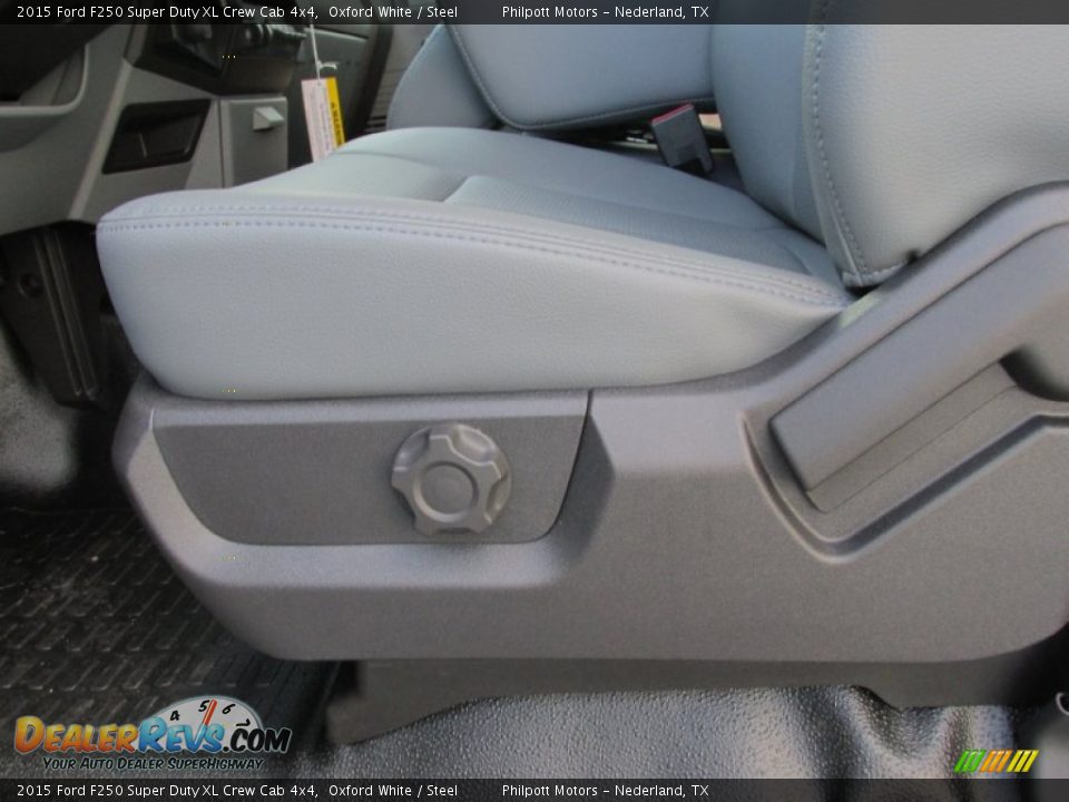 2015 Ford F250 Super Duty XL Crew Cab 4x4 Oxford White / Steel Photo #23