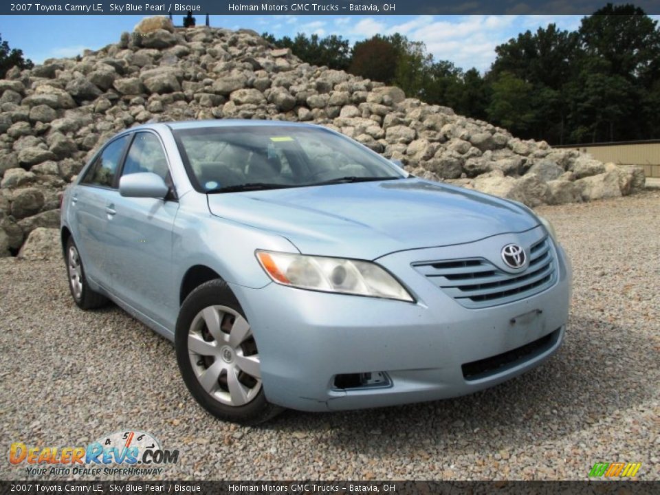 2007 Toyota Camry LE Sky Blue Pearl / Bisque Photo #1