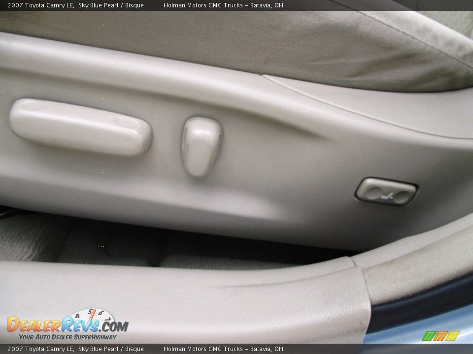 2007 Toyota Camry LE Sky Blue Pearl / Bisque Photo #6