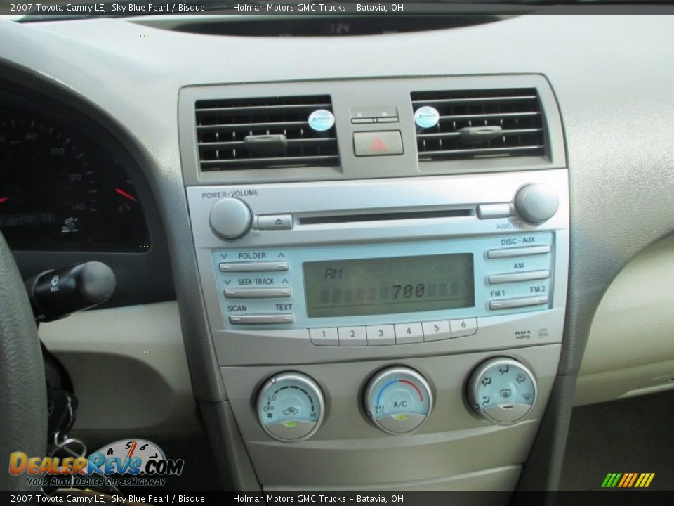 2007 Toyota Camry LE Sky Blue Pearl / Bisque Photo #7