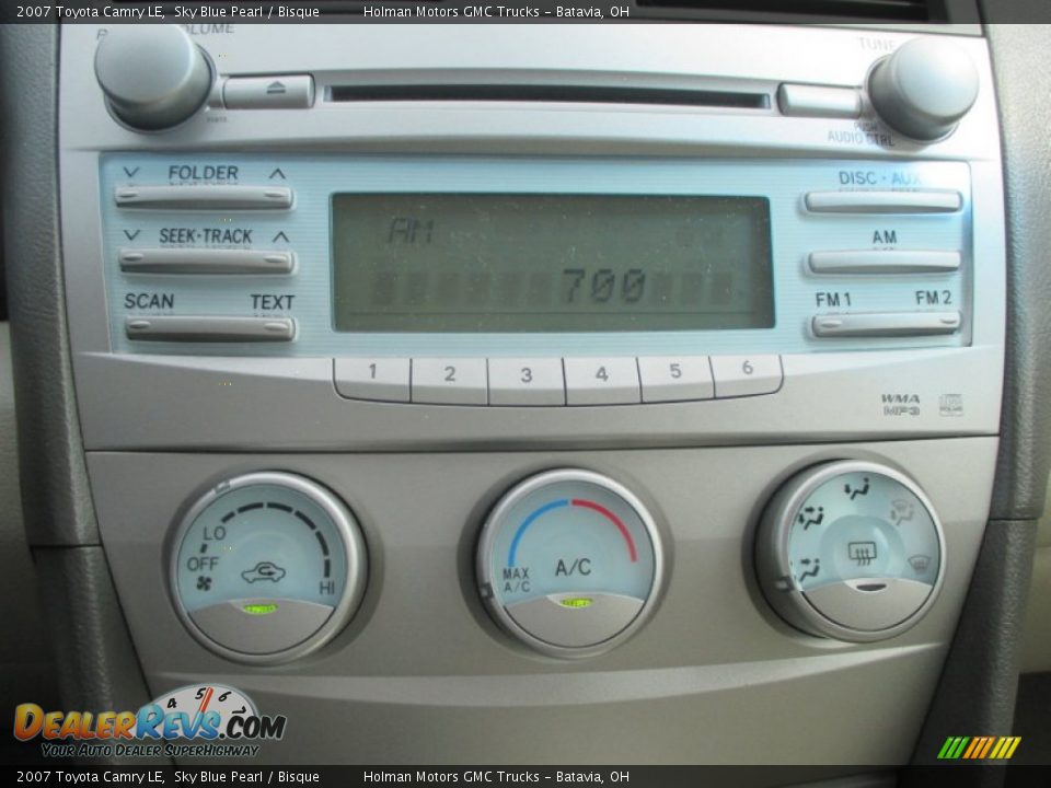 2007 Toyota Camry LE Sky Blue Pearl / Bisque Photo #9
