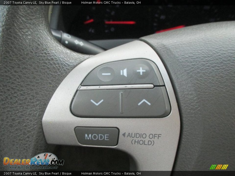 2007 Toyota Camry LE Sky Blue Pearl / Bisque Photo #12