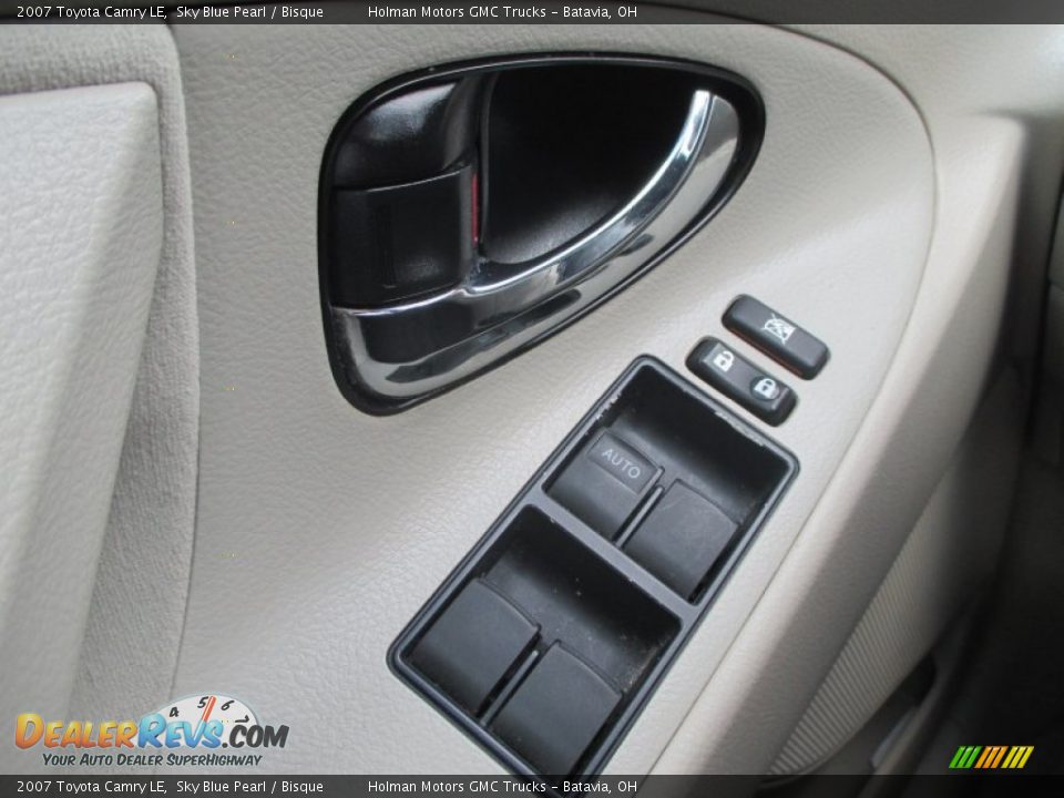 2007 Toyota Camry LE Sky Blue Pearl / Bisque Photo #15
