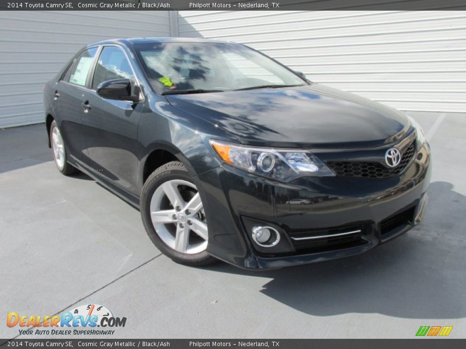 2014 Toyota Camry SE Cosmic Gray Metallic / Black/Ash Photo #2
