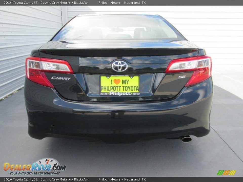 2014 Toyota Camry SE Cosmic Gray Metallic / Black/Ash Photo #5