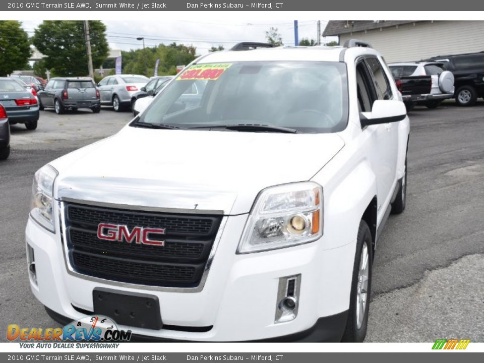 2010 GMC Terrain SLE AWD Summit White / Jet Black Photo #2