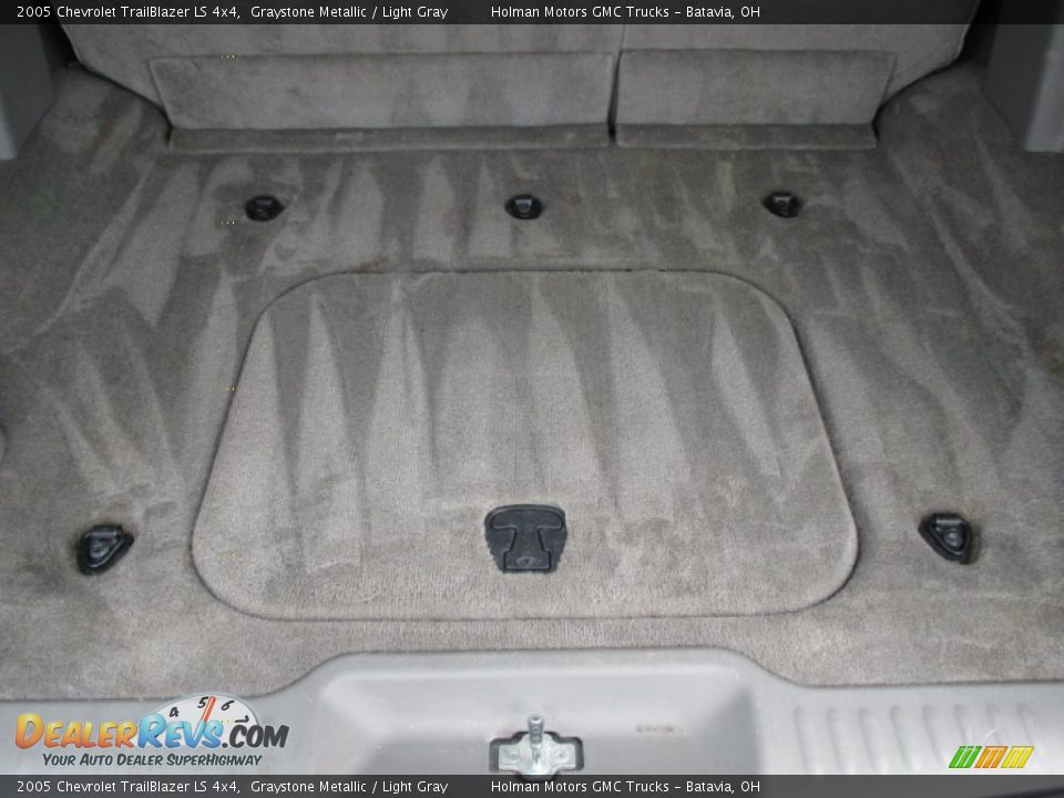2005 Chevrolet TrailBlazer LS 4x4 Graystone Metallic / Light Gray Photo #22
