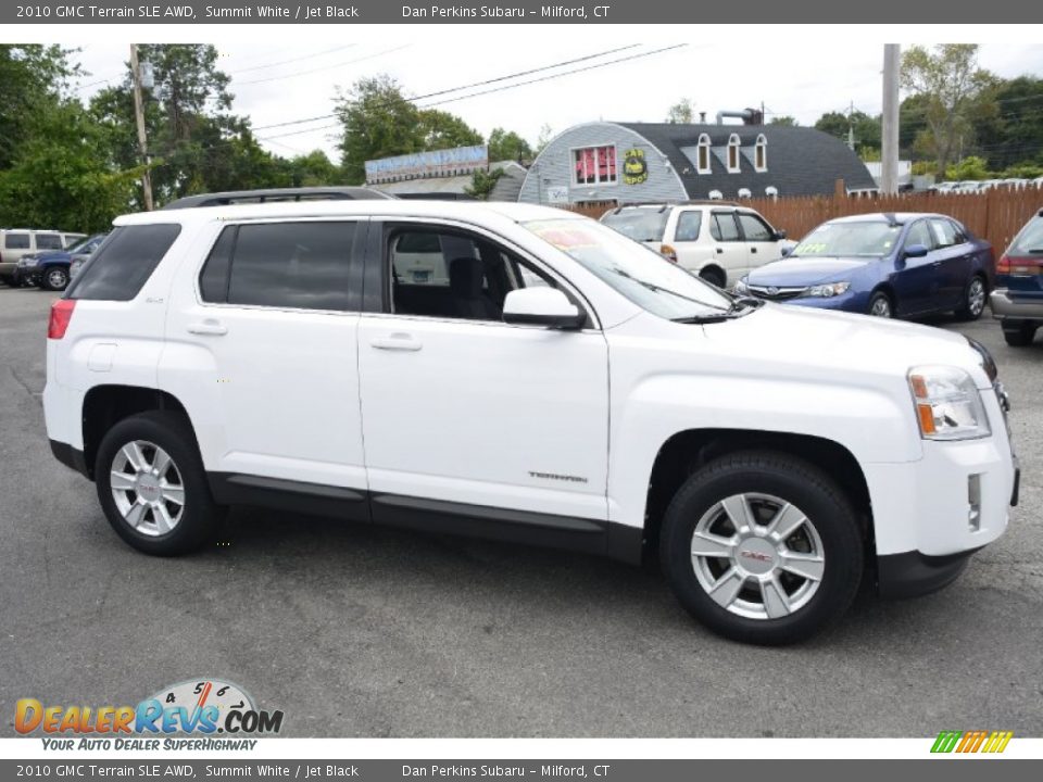 2010 GMC Terrain SLE AWD Summit White / Jet Black Photo #4