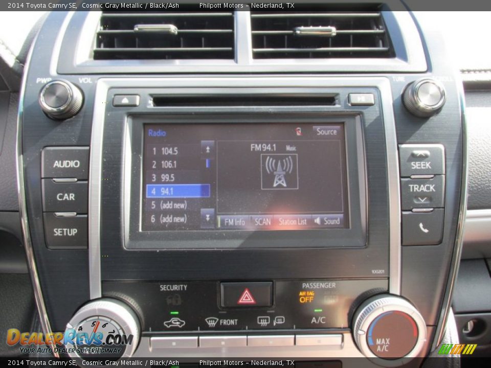 2014 Toyota Camry SE Cosmic Gray Metallic / Black/Ash Photo #27