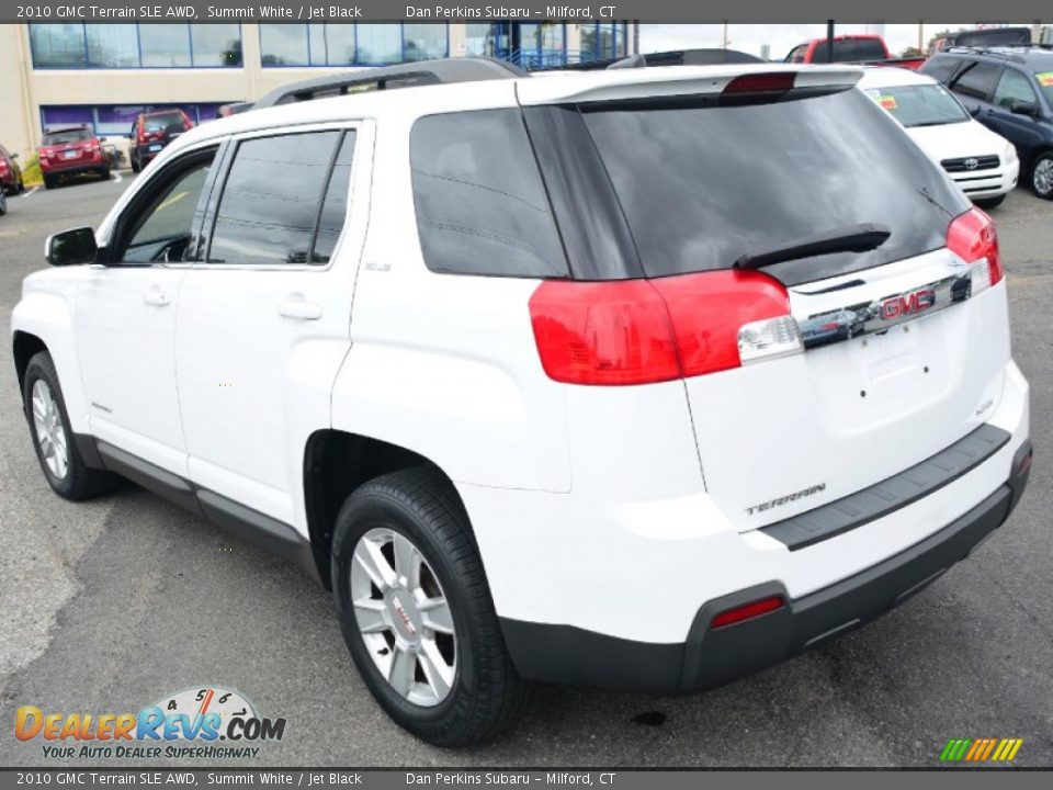 2010 GMC Terrain SLE AWD Summit White / Jet Black Photo #10