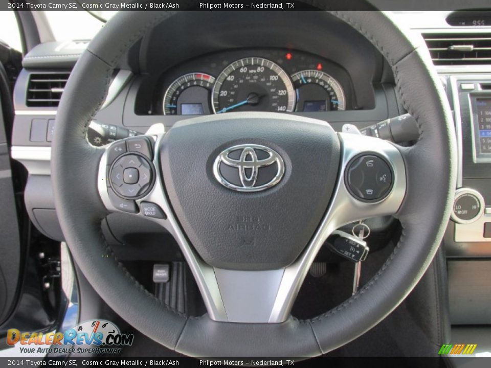2014 Toyota Camry SE Cosmic Gray Metallic / Black/Ash Photo #30