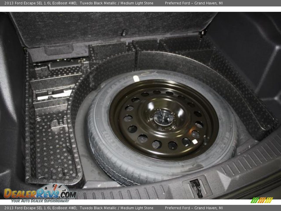 2013 Ford Escape SEL 1.6L EcoBoost 4WD Tuxedo Black Metallic / Medium Light Stone Photo #20