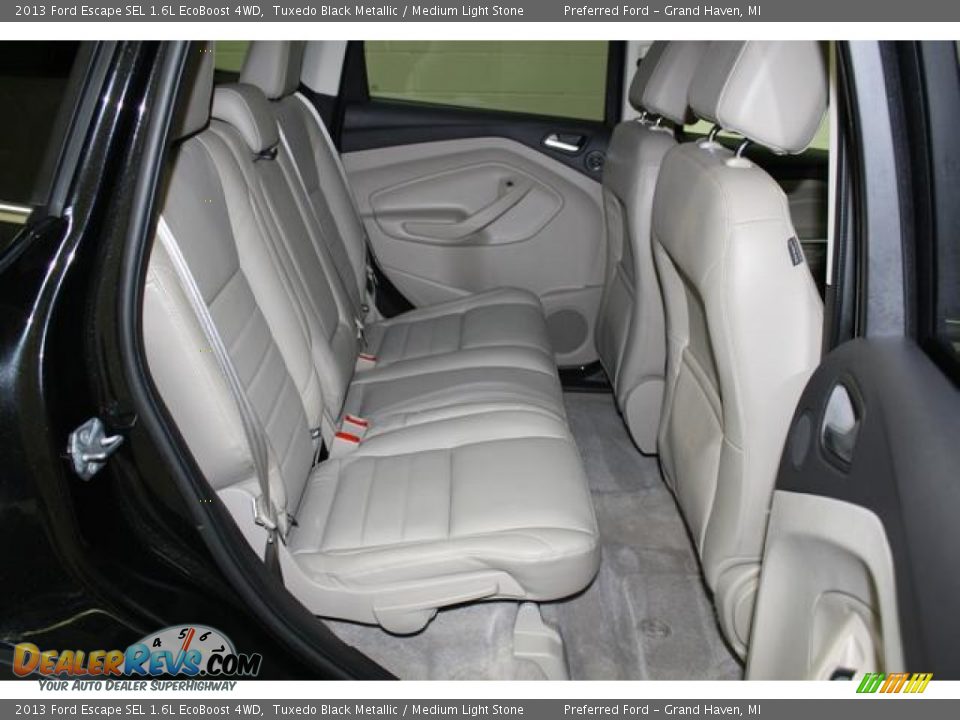 2013 Ford Escape SEL 1.6L EcoBoost 4WD Tuxedo Black Metallic / Medium Light Stone Photo #22