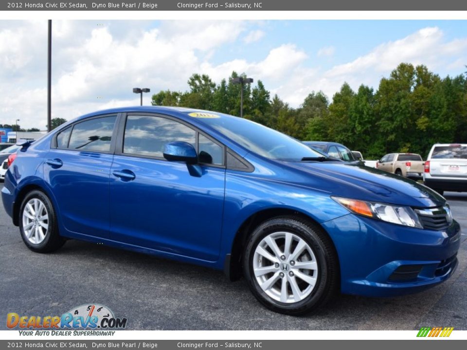 Front 3/4 View of 2012 Honda Civic EX Sedan Photo #1