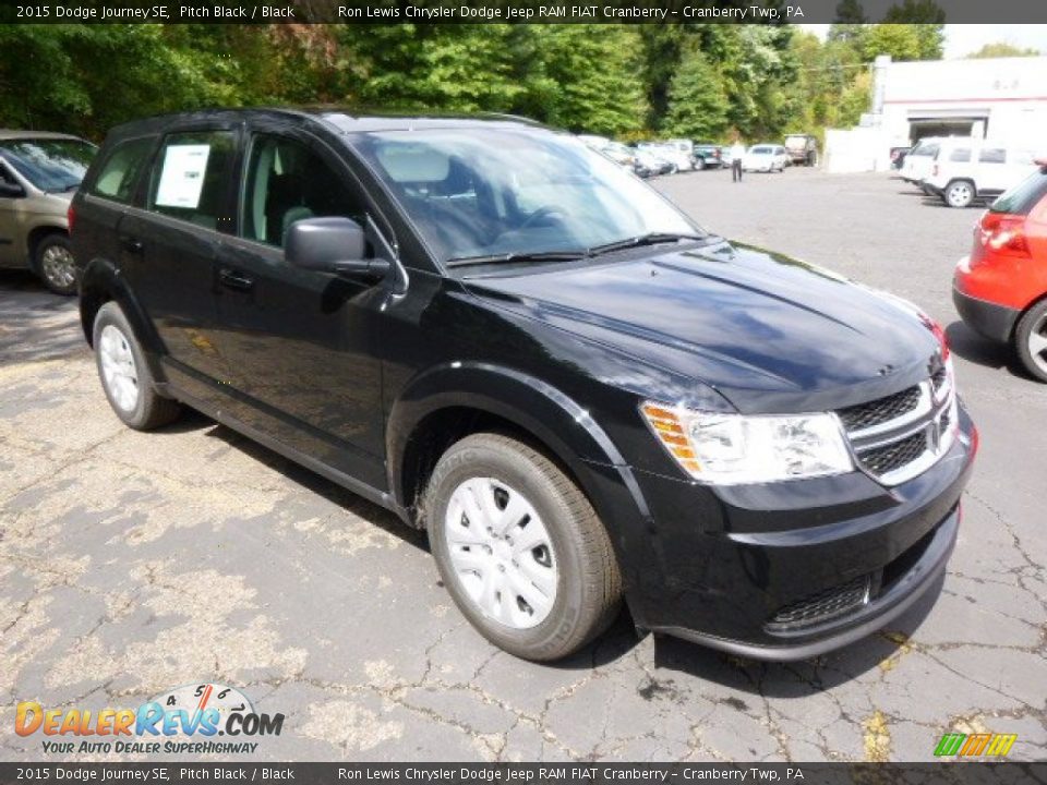 2015 Dodge Journey SE Pitch Black / Black Photo #4