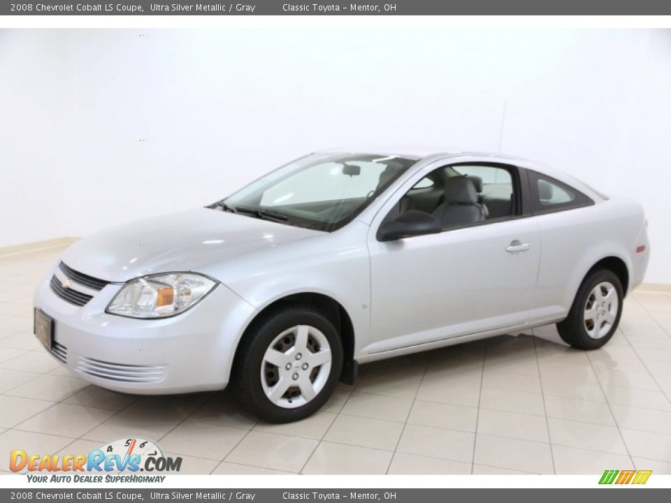 Front 3/4 View of 2008 Chevrolet Cobalt LS Coupe Photo #3