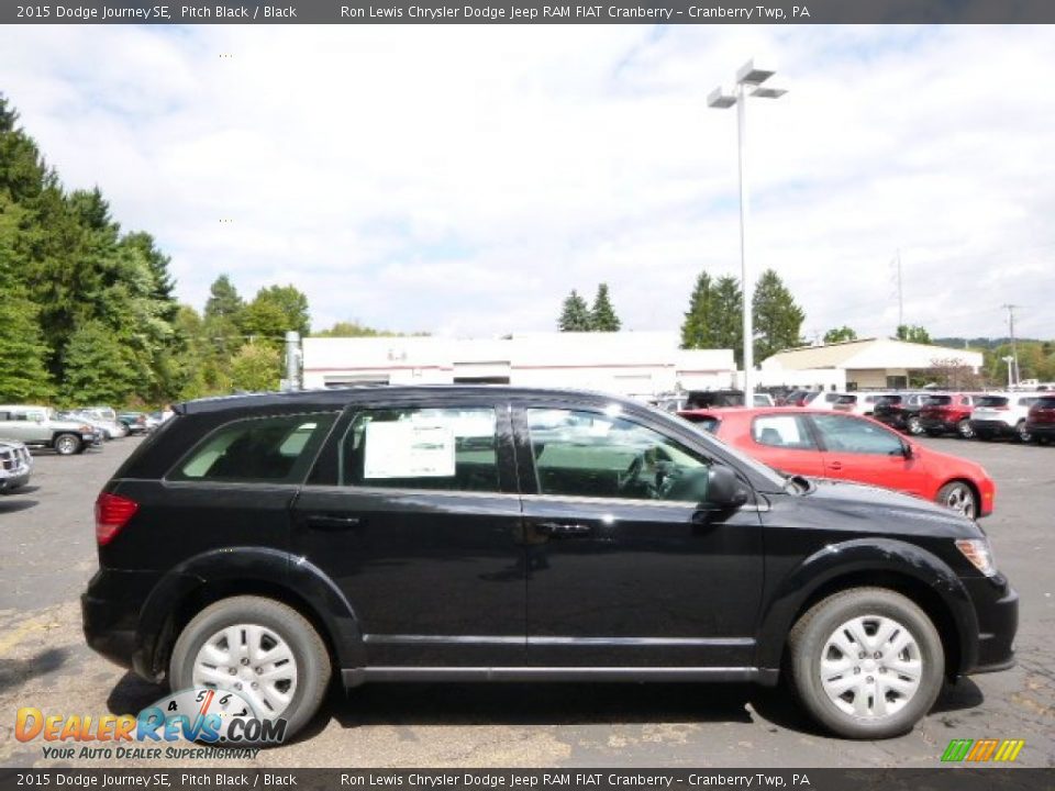2015 Dodge Journey SE Pitch Black / Black Photo #5