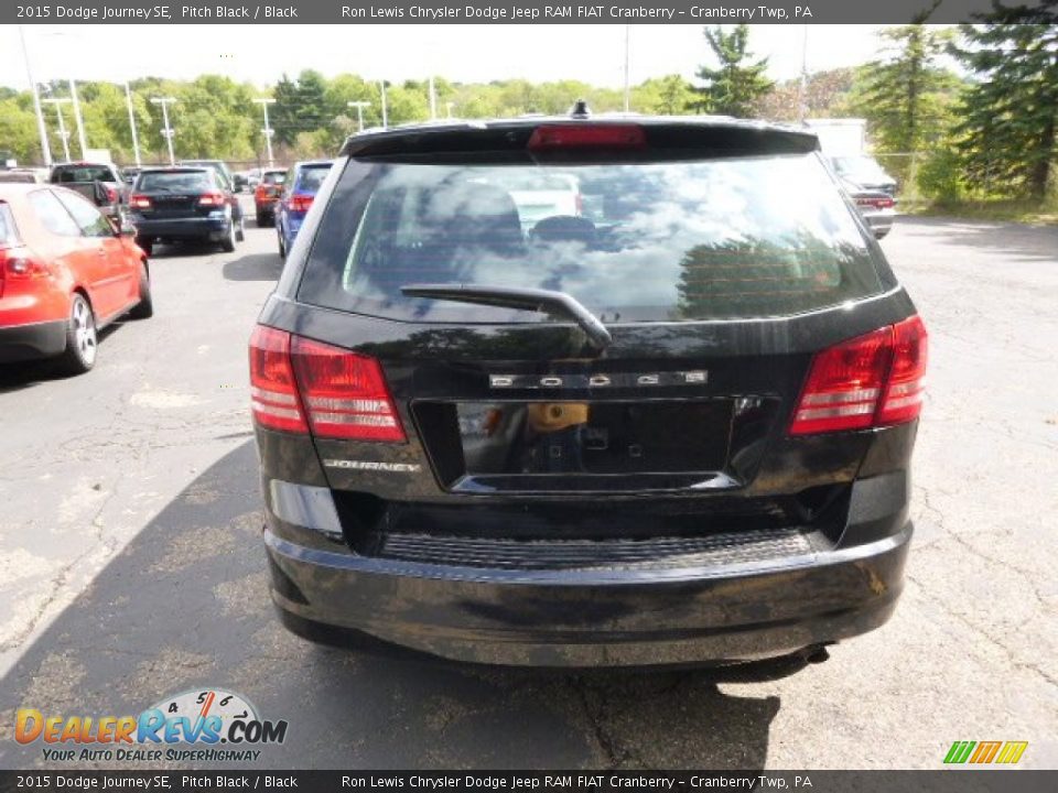 2015 Dodge Journey SE Pitch Black / Black Photo #7