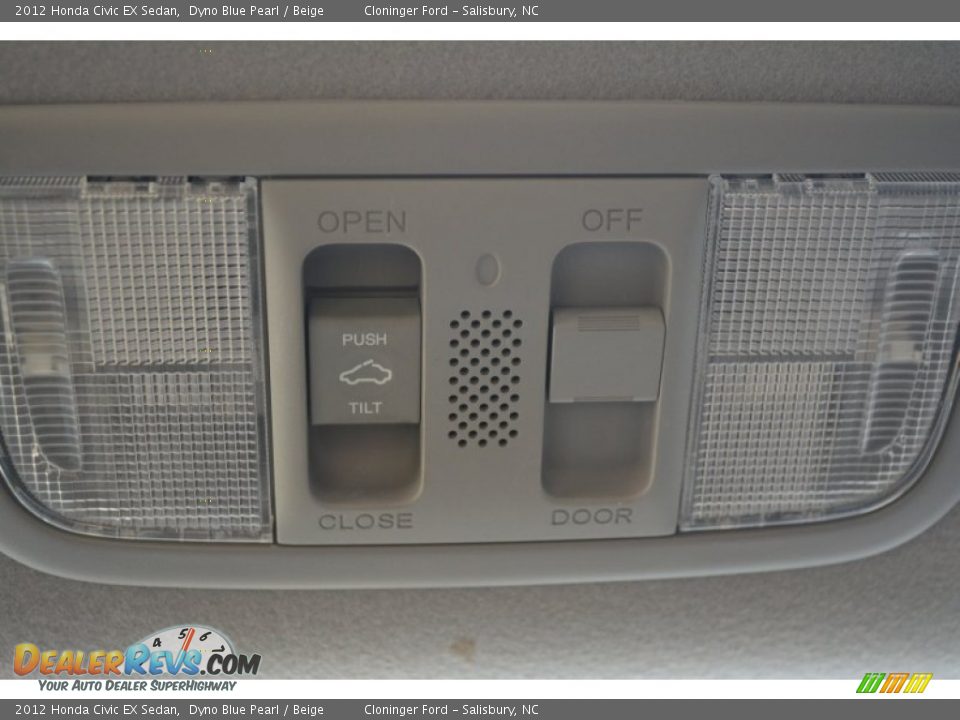 2012 Honda Civic EX Sedan Dyno Blue Pearl / Beige Photo #23