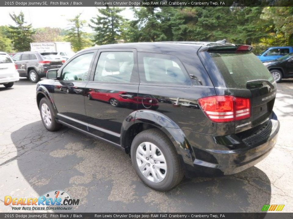 2015 Dodge Journey SE Pitch Black / Black Photo #8