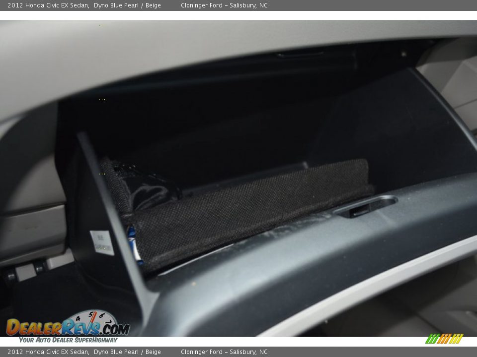2012 Honda Civic EX Sedan Dyno Blue Pearl / Beige Photo #28