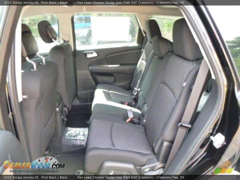2015 Dodge Journey SE Pitch Black / Black Photo #12