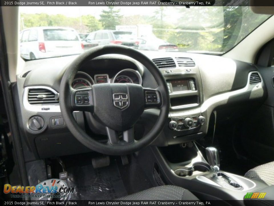 2015 Dodge Journey SE Pitch Black / Black Photo #14