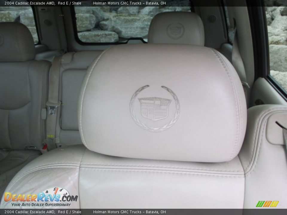 2004 Cadillac Escalade AWD Red E / Shale Photo #23