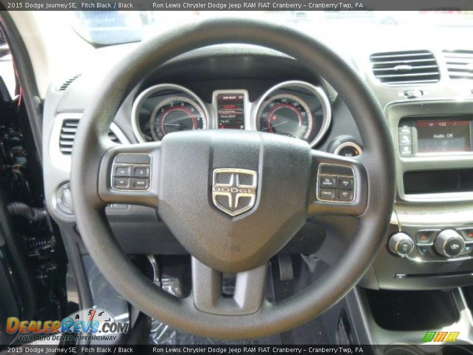 2015 Dodge Journey SE Pitch Black / Black Photo #18