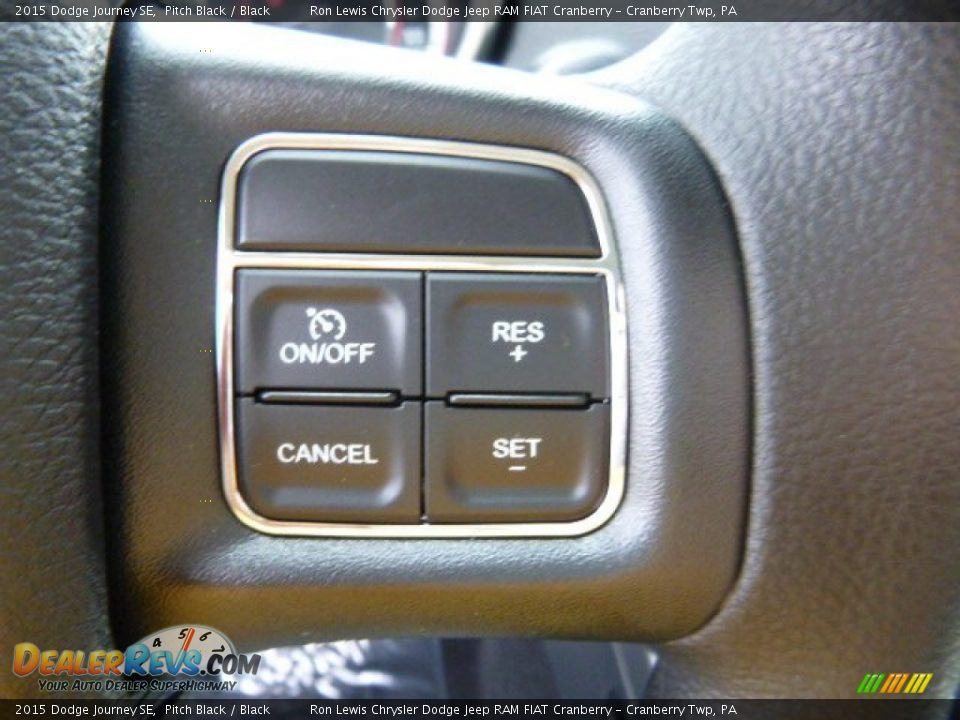 2015 Dodge Journey SE Pitch Black / Black Photo #19