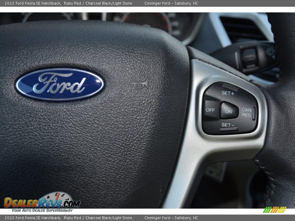 2013 Ford Fiesta SE Hatchback Ruby Red / Charcoal Black/Light Stone Photo #23