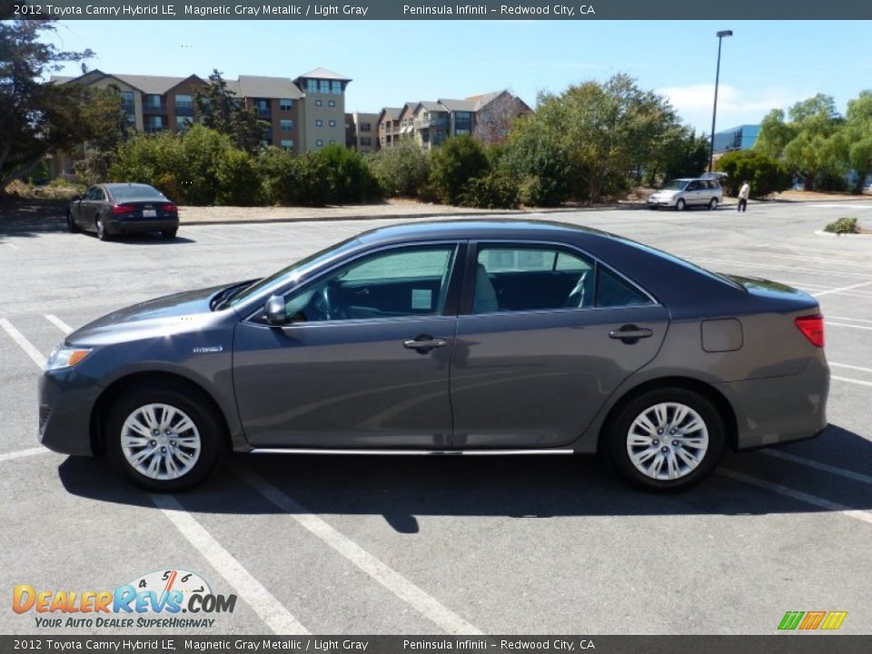 2012 Toyota Camry Hybrid LE Magnetic Gray Metallic / Light Gray Photo #2