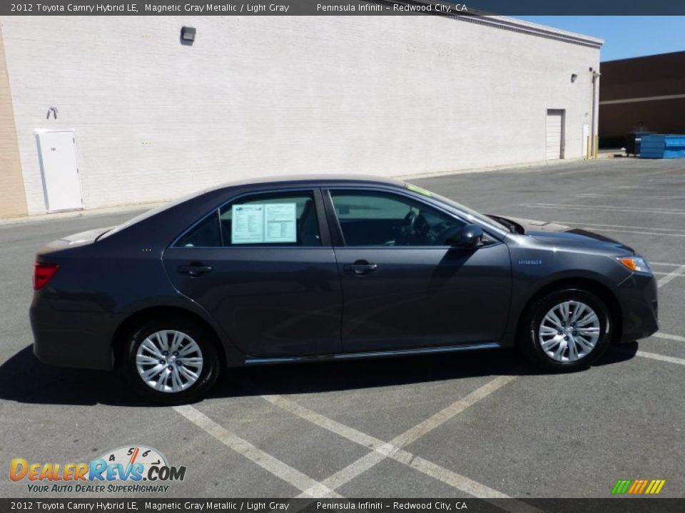 2012 Toyota Camry Hybrid LE Magnetic Gray Metallic / Light Gray Photo #13